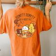 Humpty Had A Great Fall Autumn Joke Thankgving Women's Oversized Comfort T-Shirt Back Print Yam