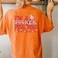 I'm A Sucker For You Candy Heart Love Husband Wife Women's Oversized Comfort T-Shirt Back Print Yam