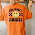 One Happy Dude 1St Birthday One Cool Auntie Family Matching Women's Oversized Comfort T-Shirt Back Print Yam