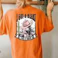 Retro Desert Cowgirl I Got A Heart Like A Truck Western Women's Oversized Comfort T-Shirt Back Print Yam