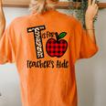 T Is For Teacher’S Aide Back To School Teacher Women's Oversized Comfort T-Shirt Back Print Yam