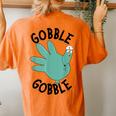 Turkey Gobble Glove Thanksgivin Nurse Medical Thankful Nurse Women's Oversized Comfort T-Shirt Back Print Yam