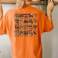 Vintage Howdy Rodeo Western Country Southern Cowgirl Cowboy Women's Oversized Comfort T-Shirt Back Print Yam