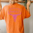 Western Country This Girl Likes Rodeo Vintage Howdy Cowgirl Women's Oversized Comfort T-Shirt Back Print Yam