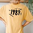 1989 Seagulls For Women's Oversized Comfort T-Shirt Back Print Mustard