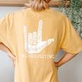 Unity Day Orange End Bullying Choose Kindness And Be Kind Women's Oversized Comfort T-Shirt Back Print Mustard