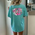 In My 6Th Grade Era Back To School First Day Teacher Women's Oversized Comfort T-Shirt Back Print Chalky Mint