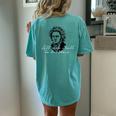 Beethoven 9Th Symphony Ode To Joy All Shall Be Brothers Women's Oversized Comfort T-Shirt Back Print Chalky Mint