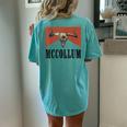 Howdy Mccollum Western Mccollum Punchy Cowboy Cowgirl Style Women's Oversized Comfort T-Shirt Back Print Chalky Mint