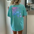 Sorry Can't Soccer Bye Soccer Player Girls Women's Oversized Comfort T-Shirt Back Print Chalky Mint