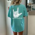 Unity Day Orange End Bullying Choose Kindness And Be Kind Women's Oversized Comfort T-Shirt Back Print Chalky Mint