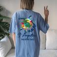 St Augustine Sea Turtle Florida Family Vacation 2022 Women's Oversized Comfort T-Shirt Back Print Blue Jean St Augustine Sea Turtle Florida Family Vacation 2022 Women's Oversized Comfort T-Shirt Back Print Blue Jean