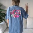 In My 6Th Grade Era Back To School First Day Teacher Women's Oversized Comfort T-Shirt Back Print Moss
