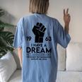 I Have A Dream Speech 60Th Anniversary Washington 1963 Women's Oversized Comfort T-Shirt Back Print Moss