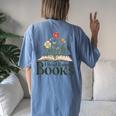 I Read Banned Books Womens Women's Oversized Comfort T-Shirt Back Print Moss