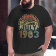 Funny 40 Year Old July 1983 Vintage Retro 40Th Birthday Gift 40Th Birthday Funny Gifts Big and Tall Men Graphic T-shirt Funny 40 Year Old July 1983 Vintage Retro 40Th Birthday Gift 40Th Birthday Funny Gifts Big and Tall Men Graphic T-shirt