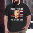 Merry 4Th Of Mothers Day Usa Joe Biden Confused 4Th Of July Usa Funny Gifts Big and Tall Men Graphic T-shirt
