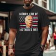 Merry 4Th Of Mothers Day Usa Joe Biden Confused 4Th Of July Usa Funny Gifts Big and Tall Men Graphic T-shirt