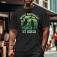 Vintage Easily Distracted By Birds Funny For Bird Watcher Gifts For Bird Lovers Funny Gifts Big and Tall Men Graphic T-shirt