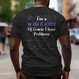 Middle School Math Teacher Of Course I Have Problems Math Funny Gifts Big and Tall Men Back Print T-shirt