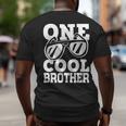 One Cool Dude 1St Birthday One Cool Brother Family Matching Funny Gifts For Brothers Big and Tall Men Back Print T-shirt