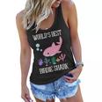 Birdie Grandma Gift Worlds Best Birdie Shark Women Flowy Tank