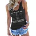 Old-School Dad I Dont Co-Parent With The Government Us Flag Funny Gifts For Dad Women Flowy Tank
