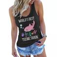 Teenie Grandma Gift Worlds Bestnie Shark Women Flowy Tank