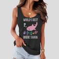 Birdie Grandma Gift Worlds Best Birdie Shark Women Flowy Tank