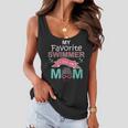 My Favorite Swimmer Calls Me Mom Swim Team Gift For Women Gifts For Mom Funny Gifts Women Flowy Tank