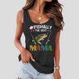 Ofishally The Best Mama Fishing Rod Mommy Funny Mothers Day Gift For Womens Gift For Women Women Flowy Tank