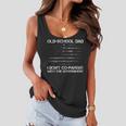 Old-School Dad I Dont Co-Parent With The Government Us Flag Funny Gifts For Dad Women Flowy Tank