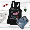 Gran Grandma Gift Worlds Best Gran Shark Women Flowy Tank