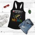 Ofishally The Best Mama Fishing Rod Mommy Funny Mothers Day Gift For Women Women Flowy Tank