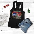Old-School Dad I Dont Co-Parent With The Government Vintage Funny Gifts For Dad Women Flowy Tank
