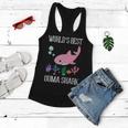 Ouma Grandma Gift Worlds Best Ouma Shark Women Flowy Tank