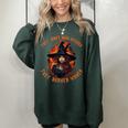 They Didn't Burn Witches They Burned Feminist Witch Women's Oversized Sweatshirt Forest