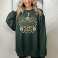 They Didn't Burn Witches They Burned Women's Oversized Sweatshirt Forest