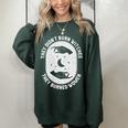 They Didn't Burn Witches They Burned Halloween Witch Women's Oversized Sweatshirt Forest