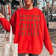 Toy Soldiers | Cute Little Lovers Gift Soldiers Gifts Women Oversized Sweatshirt Red