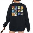 Toy Story Mama - Boy Mom For Women's Oversized Sweatshirt Back Print Black