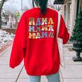 Toy Story Mama - Boy Mom For Women's Oversized Sweatshirt Back Print Red