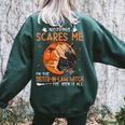 Awesome Cute Halloween Vintage Sister-In-Law Witch Halloween Women's Oversized Sweatshirt Back Print Forest