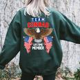 Vintage Team Conrad American Us Eagle Lifetime Membership Women's Oversized Sweatshirt Back Print Forest