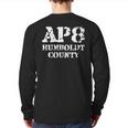 Alderpoint 8 Ap8 Humboldt County Back Print Long Sleeve T-shirt