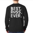 Best Russ Ever Personalized Name Joke Idea Back Print Long Sleeve T-shirt