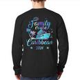 Caribbean Family Cruise 2024 Matching Vacation Friends Ship Back Print Long Sleeve T-shirt