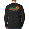 Evergreen Vintage Stripes Abbeville Louisiana Back Print Long Sleeve T-shirt