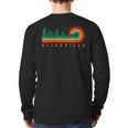 Evergreen Vintage Stripes Aliceville Kansas Back Print Long Sleeve T-shirt