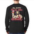 We Gonna Party Like It's My Birthday Christmas Back Print Long Sleeve T-shirt